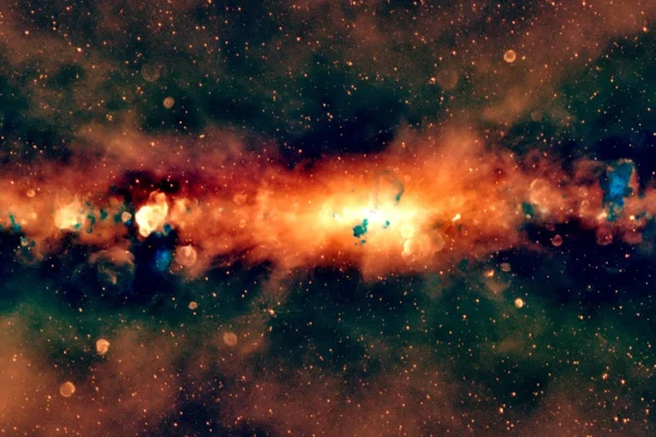 Астрономи щойно показали приголомшливе нове зображення Чумацького Шляху в радіокольорах