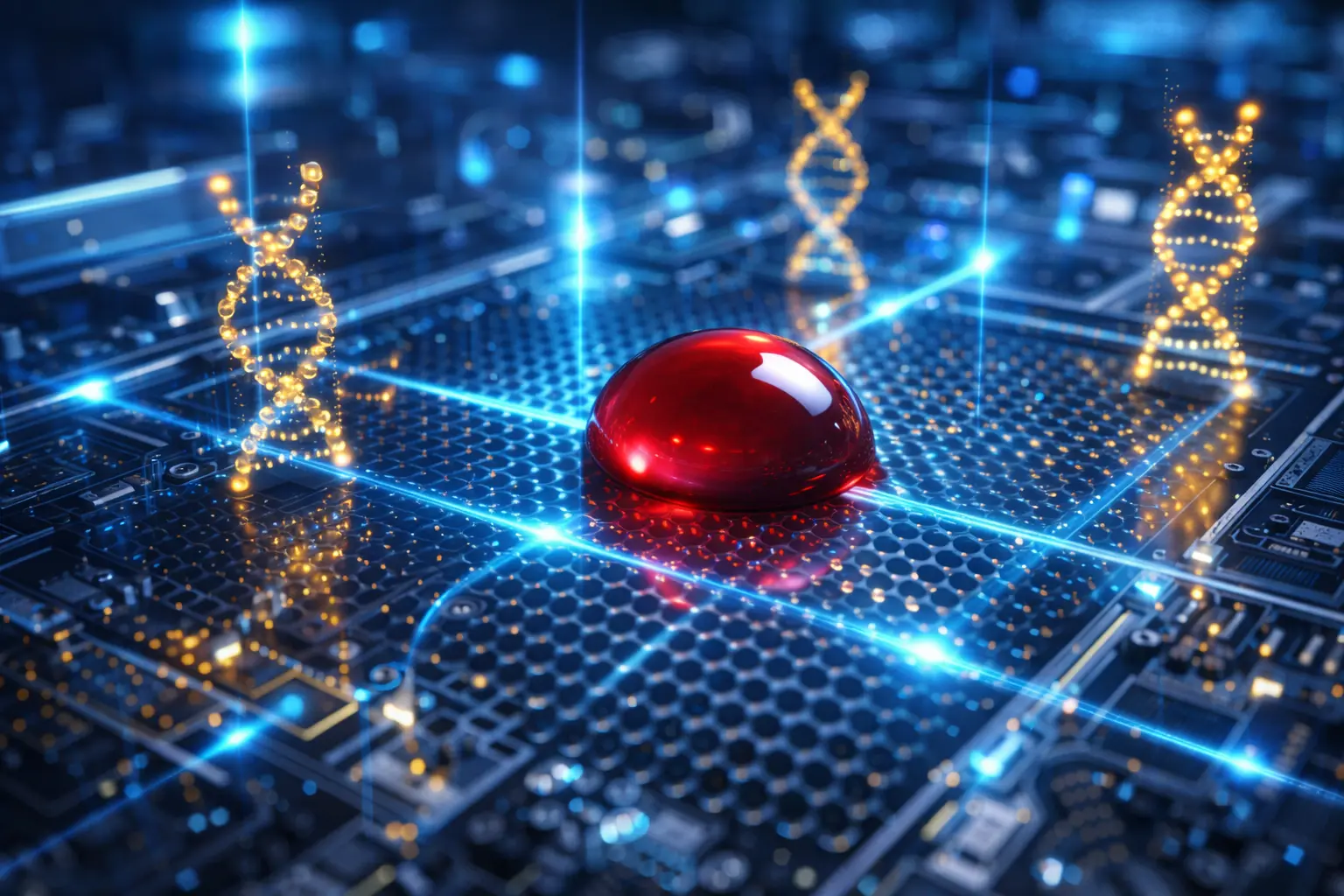 Інноваційний світловий сенсор для виявлення біомаркерів раку в крові за допомогою технології CRISPR та квантових точок.