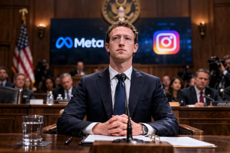Марк Цукерберг дає свідчення у суді Каліфорнії у справі про залежність підлітків від Instagram та соціальних мереж.