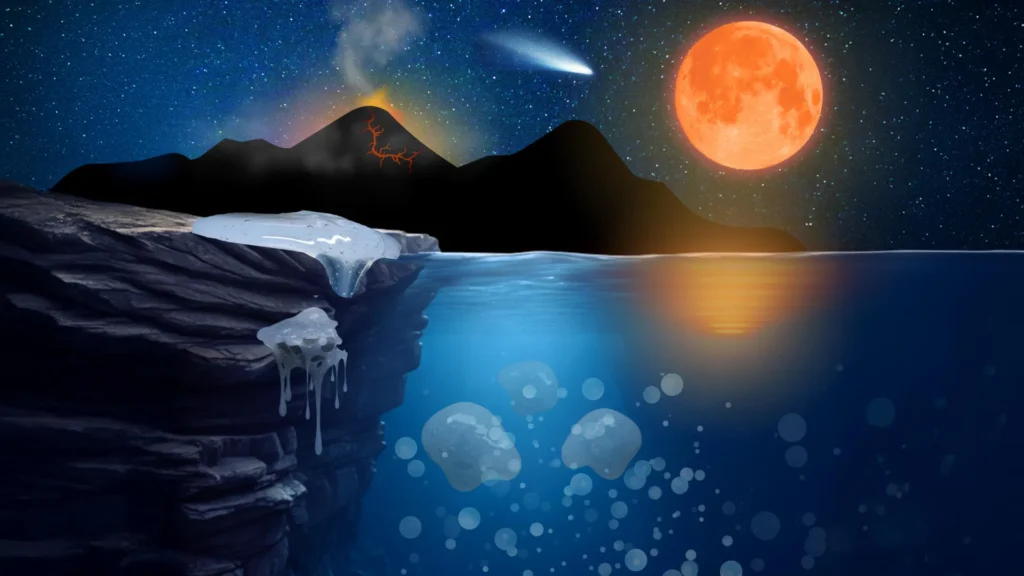 Життя, можливо, почалося як липка слиз, яка чіплялася за каміння