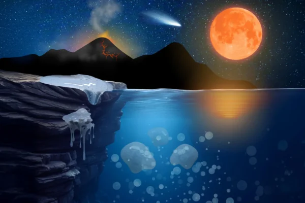 Життя, можливо, почалося як липка слиз, яка чіплялася за каміння