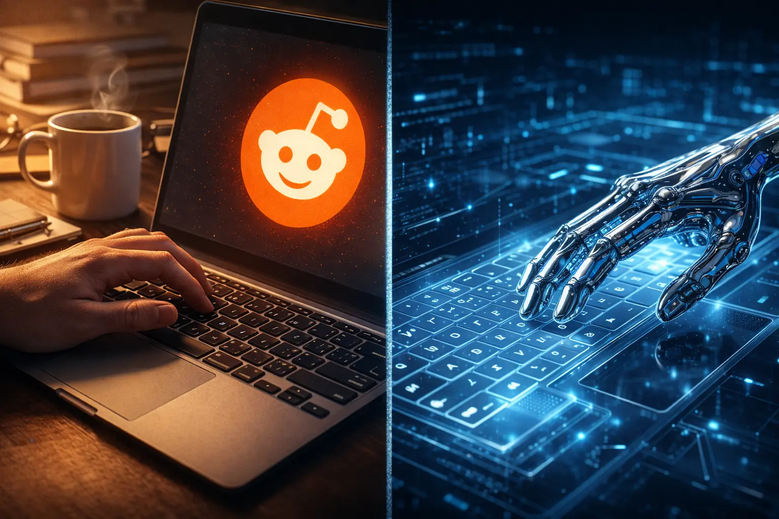 Інтерфейс Reddit із коментарями користувачів як противага штучному інтелекту та контенту інфлюенсерів у соцмережах.