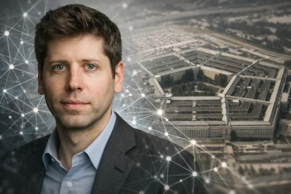 Сем Альтман на тлі дискусії про військове використання штучного інтелекту