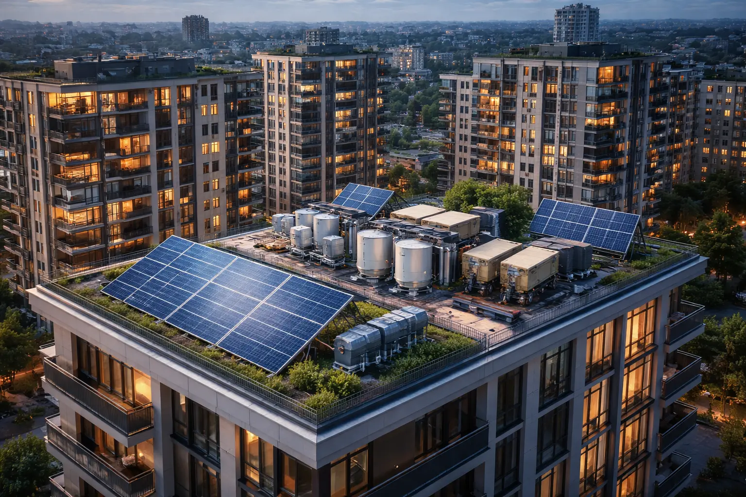 Сучасний житловий комплекс із автономними інженерними системами