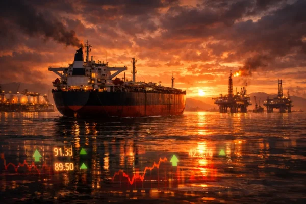 Танкери у Перській затоці на тлі зростання світових цін на нафту через конфлікт на Близькому Сході