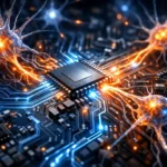 візуалізація нейронів мозку інтегрованих у мікрочип