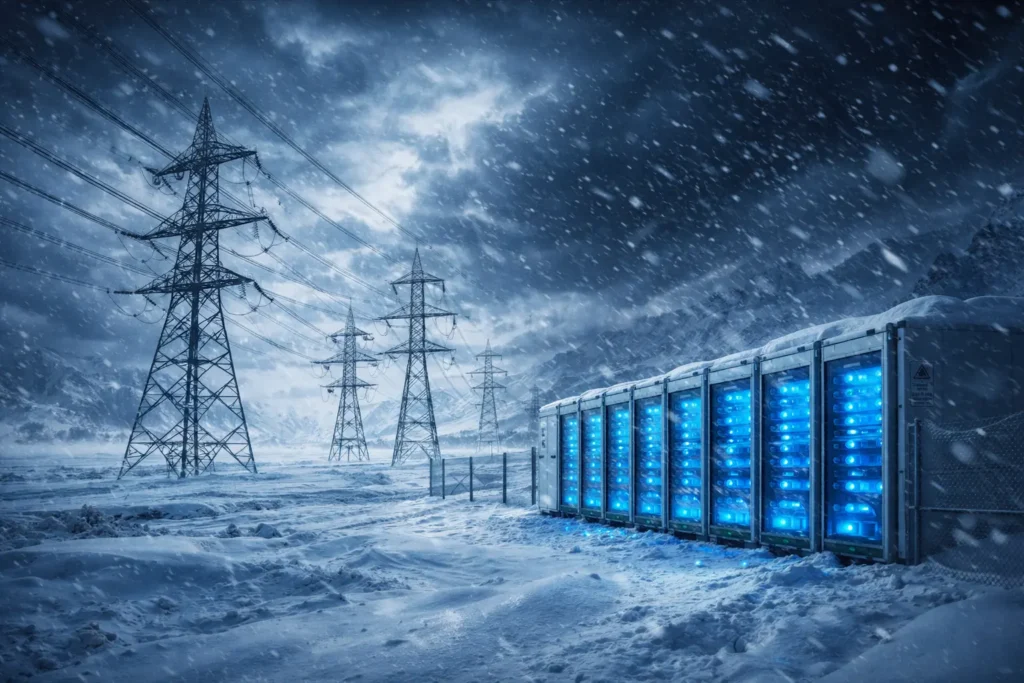 Енергосистема ERCOT у Техасі під час зимового шторму та інтеграція батарей у електромережу