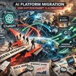 Переходи користувачів від ChatGPT до альтернативних AI-сервісів через зміну умов OpenAI