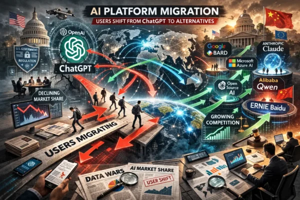 Переходи користувачів від ChatGPT до альтернативних AI-сервісів через зміну умов OpenAI