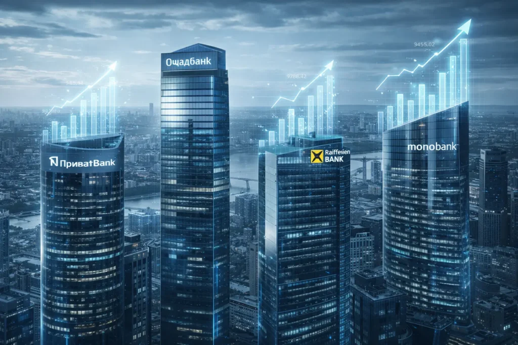 ТОП-25 найбільш динамічних банків України 2025 – лідери ринку та фінтех