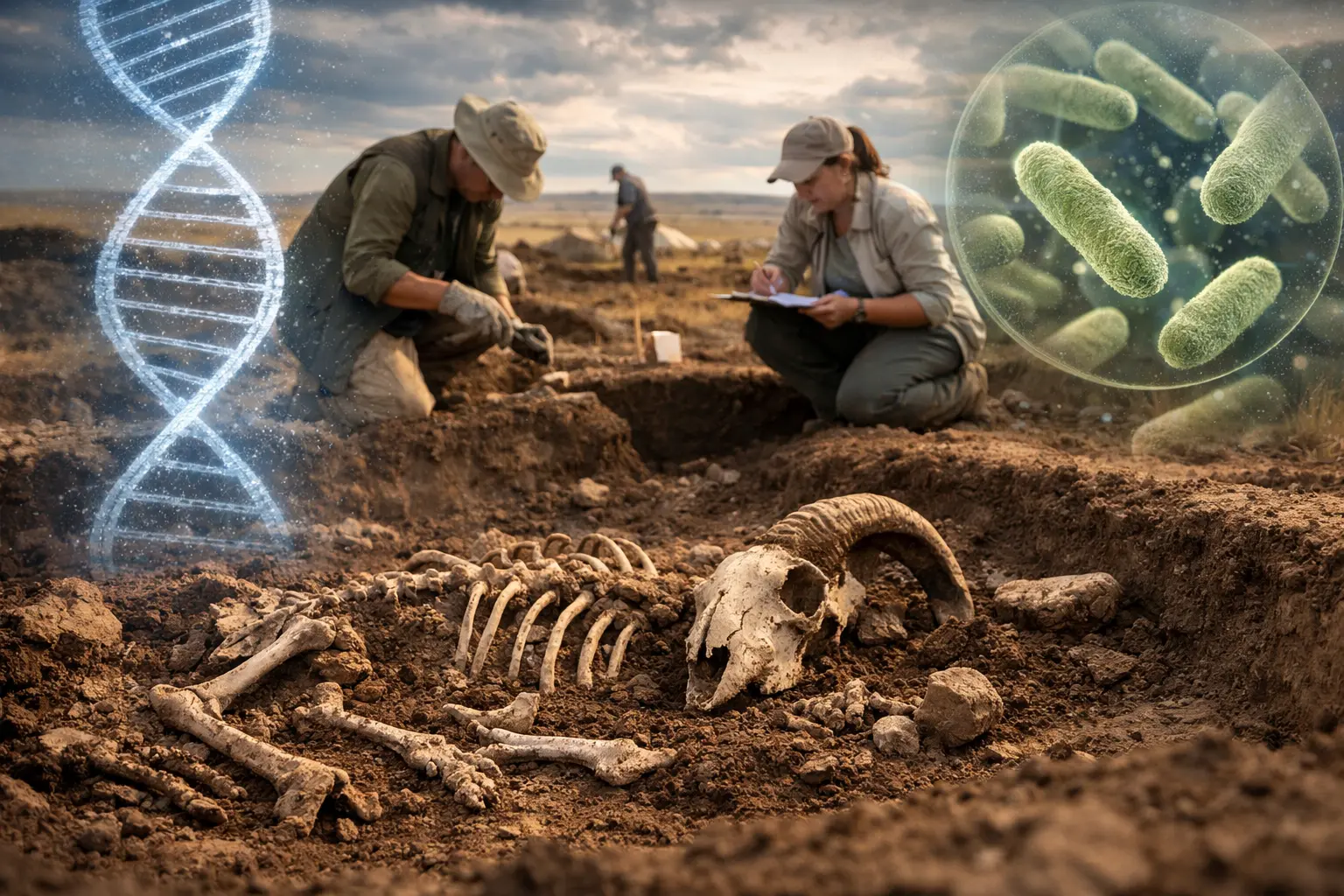 Археологічні розкопки бронзової доби з рештками тварин у степах Південного Уралу