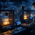 3D-принтер друкує деталі для дронів і військової техніки — символ розвитку адитивного виробництва та волонтерської ініціативи «ДрукАрмія» в Україні