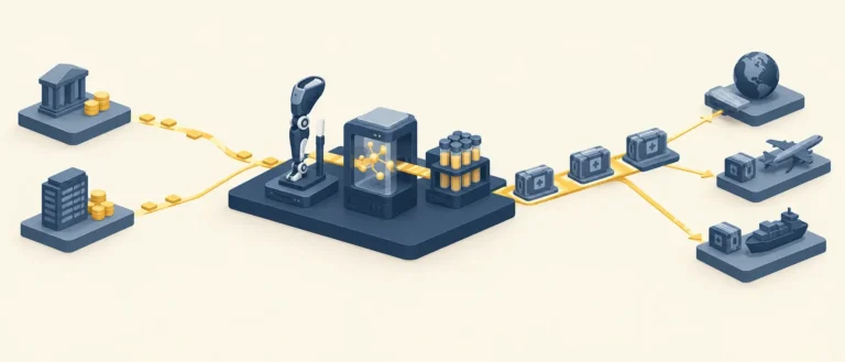 Лабораторна платформа з модульним протезним пристроєм на стенді, аналізом молекулярної ґратки і потоками інвестицій та експорту